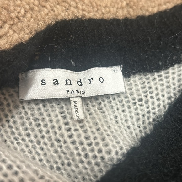 Sandro sweater: size S; very soft. Dry cleaned. - Picture 2 of 5